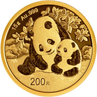 Goldmünze Panda 15 Gramm